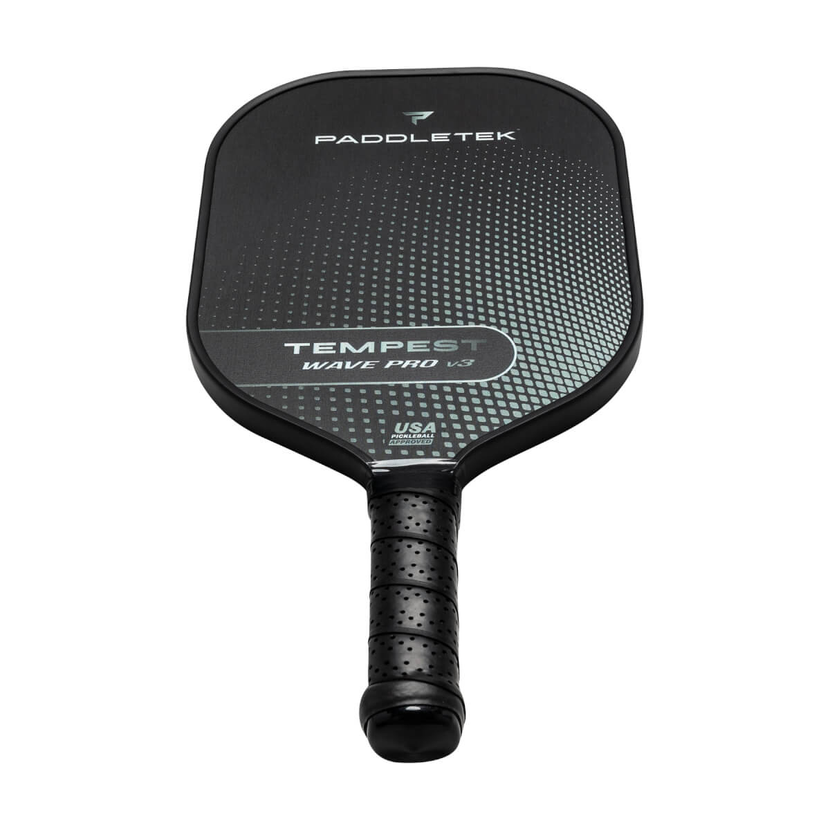 Paddletek Tempest Wave Pro V3 Middleweight Carbon Fiber Pickleball Paddle: Image #436231