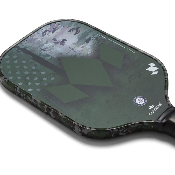 Diadem Warrior Edge First Responder V2 Carbon Fiber Pickleball Paddle: Image #442253