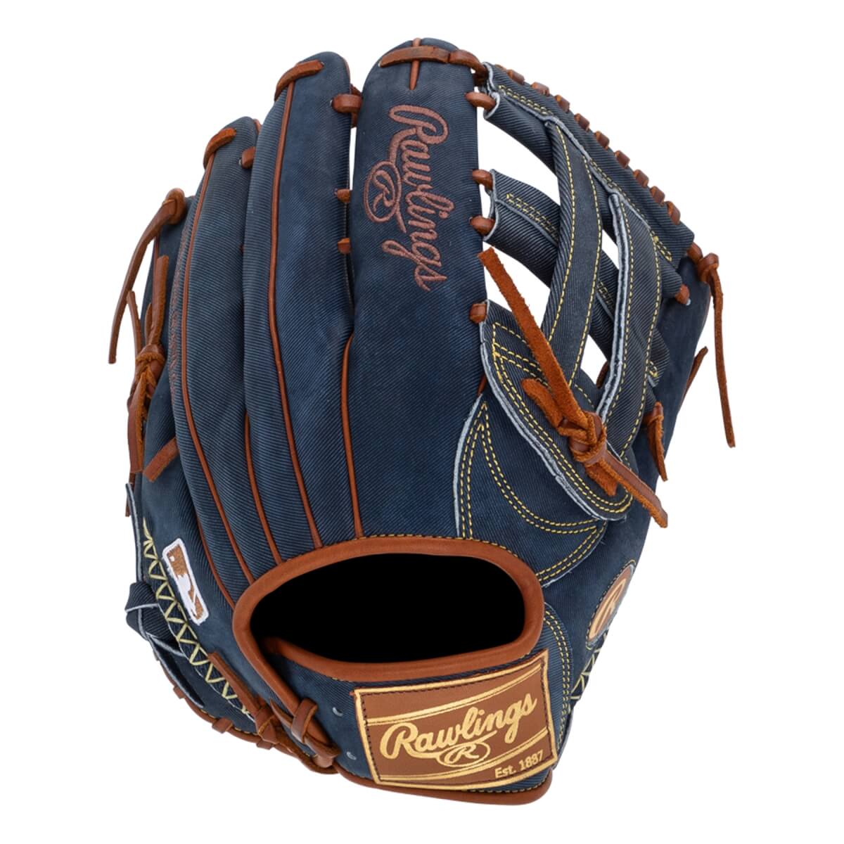 Rawlings Heart of the Hide Pro Label Denim 12.75" Baseball Glove: PRO3039-6D: Image #448696