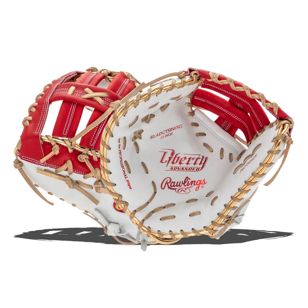 Rawlings Liberty Advanced Color Series 4.0 13" Fastpitch Softball First Base Mitt: RLADCTSBWSG: Image #450486