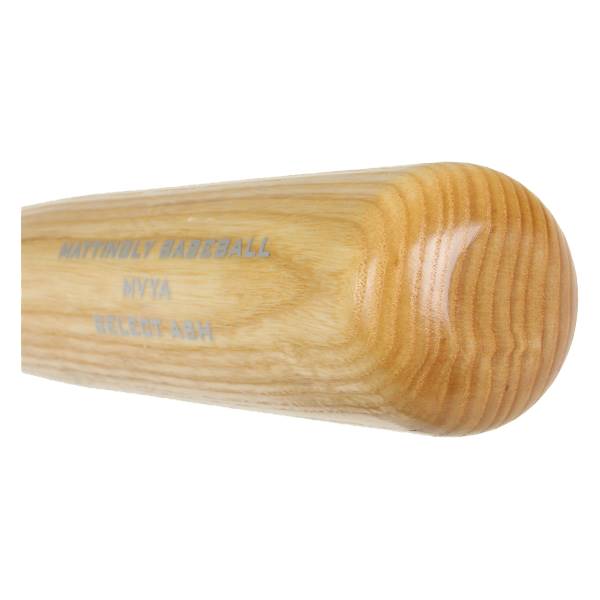 Mattingly VGrip Ash Wood Youth Baseball Bat MVYAN Natural