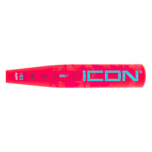 Rawlings Icon Licorne électrique rose 31/23oz (-8) Drop 8 USSSA Bat