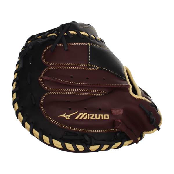 Mizuno MVP Prime 34'' Baseball Catcher's Mitt: GXC50PB3BC Black/Cherry: Image #379640