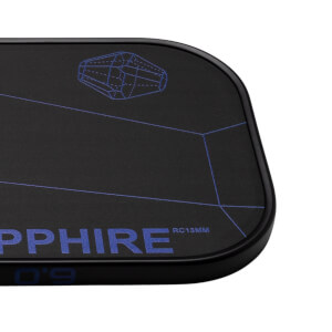 Six Zero Sapphire Gen2 Carbon Fiber Pickleball Paddle: Image #449402
