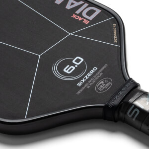 Six Zero Black Diamond Power 16mm Composite Pickleball Paddle: Image #438085