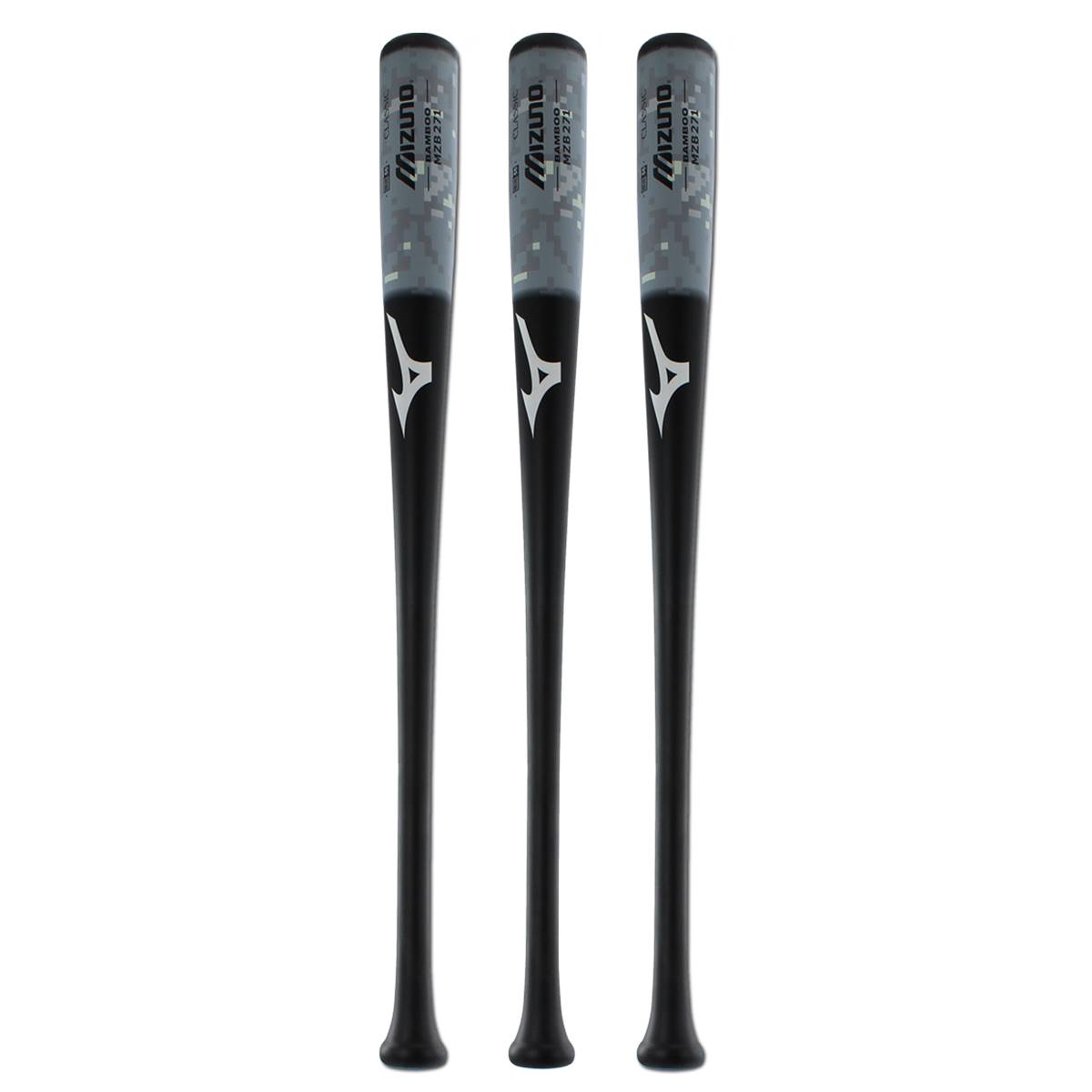 Wood Bat Pack Mizuno Custom Classic Bamboo Wood Baseball Bat MZB271