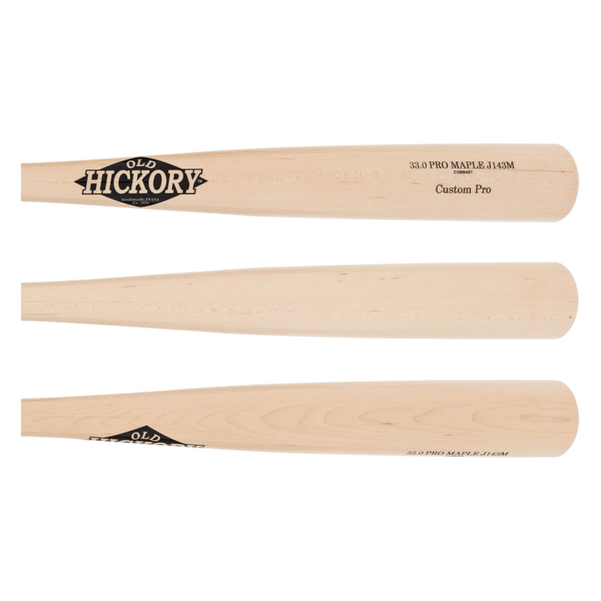 Old Hickory Bat Co. Custom Pro Maple Wood Baseball Bat J143M