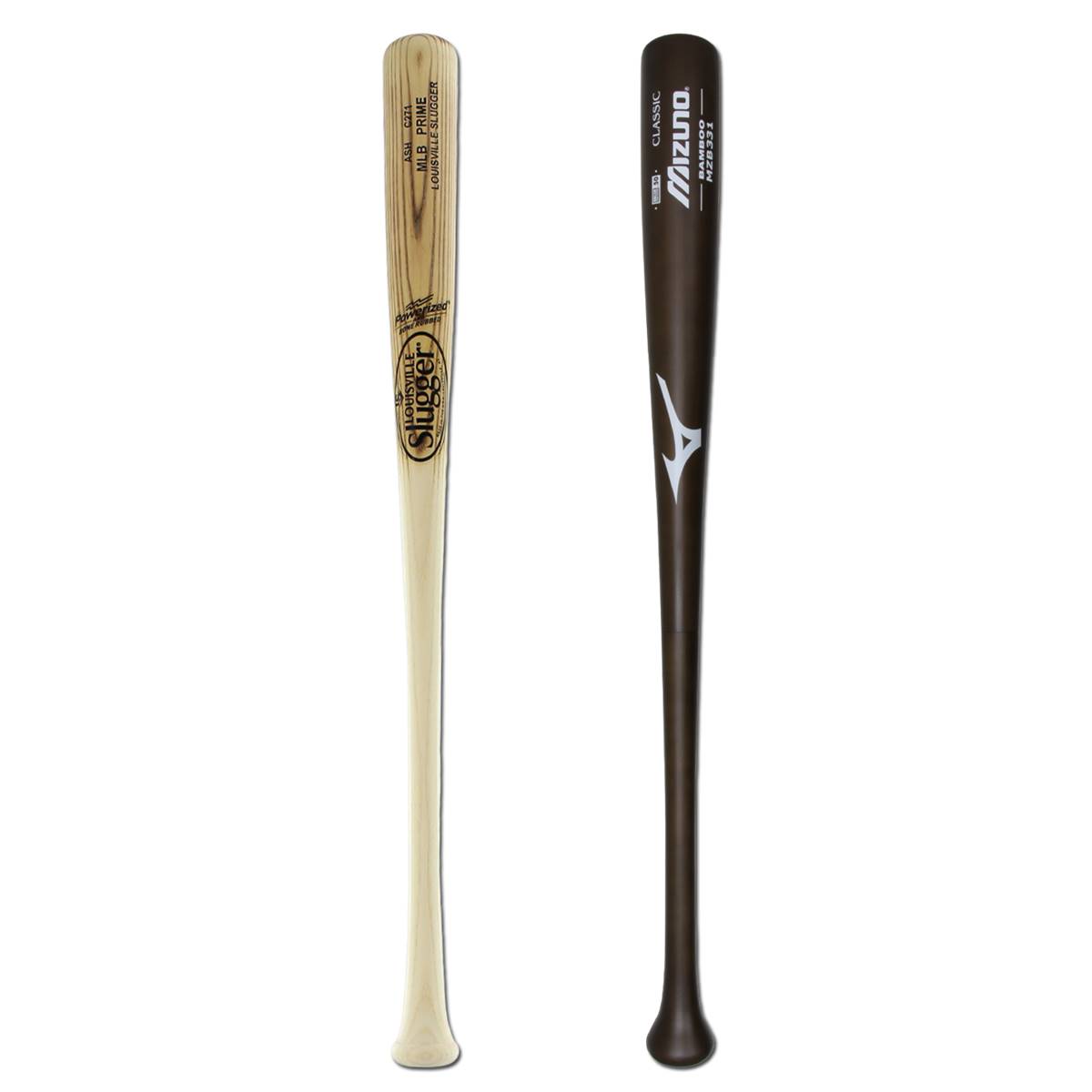 Bat Pack Louisville Slugger MLB Prime Ash and Mizuno Classic Bamboo