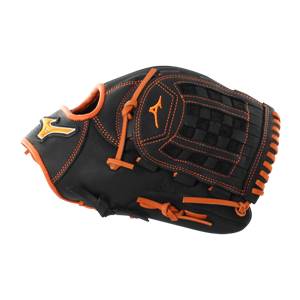 Mizuno MVP Prime SE 12" Baseball Glove: GMVP1200PSE6 Black / Orange: Image #314877