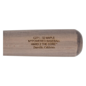 M^Powered H2TC™ Pro Maple Wood Baseball Bat: H2TC271: Image #414570