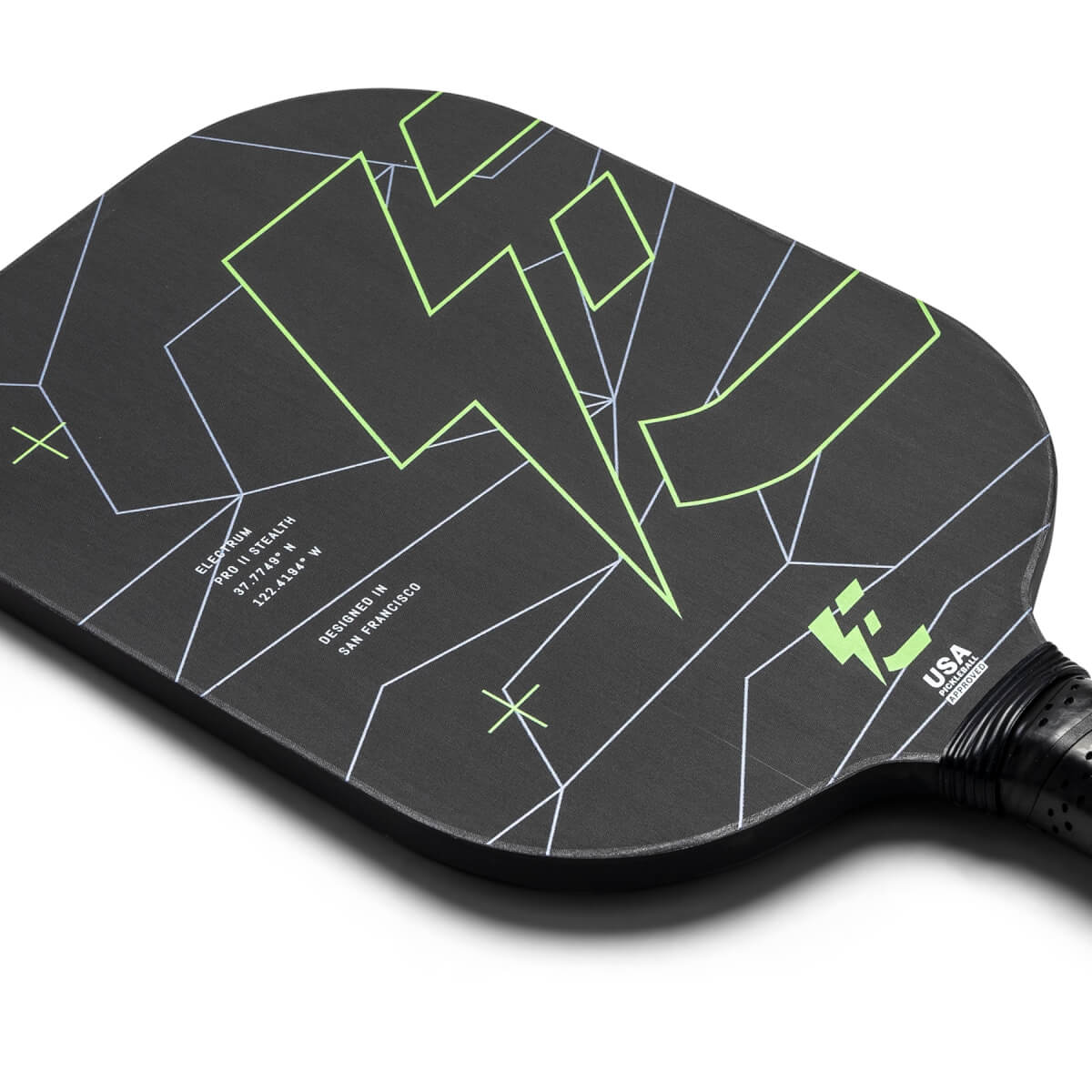 Electrum Pro II Stealth Carbon Fiber Pickelball Paddle: Image #439692