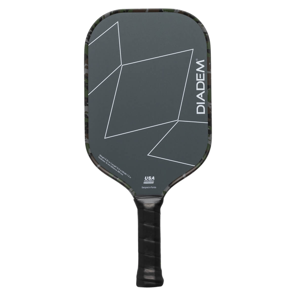 Diadem Warrior Edge First Responder V2 Carbon Fiber Pickleball Paddle: Image #442250