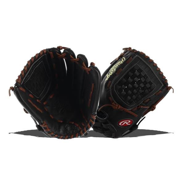Rawlings Shut Out Series RSO120BW-3/0 12 BSK/NFC Gant de softball pour jeune, toile de panier, main droite, 30,5 cm