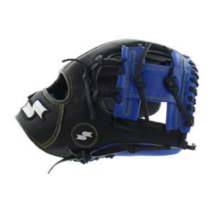 SSK Professional Edge Series #1.5 Baseball Glove: S16150IB Black/Blue: Image #306361