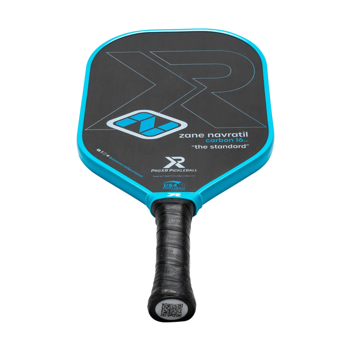 ProXR Zane Navratil "The Standard" 16mm Carbon Fiber Pickleball Paddle: Image #434268