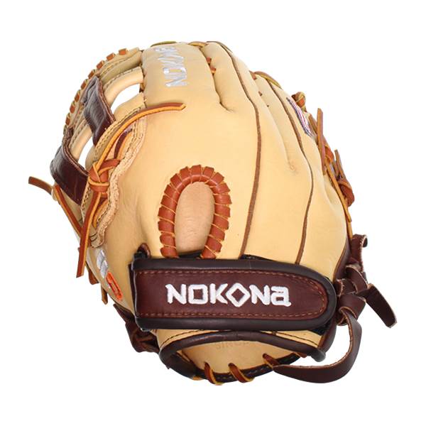Nokona Alpha 12.5" Fastpitch Softball Glove: S-V1250H: Image #386916