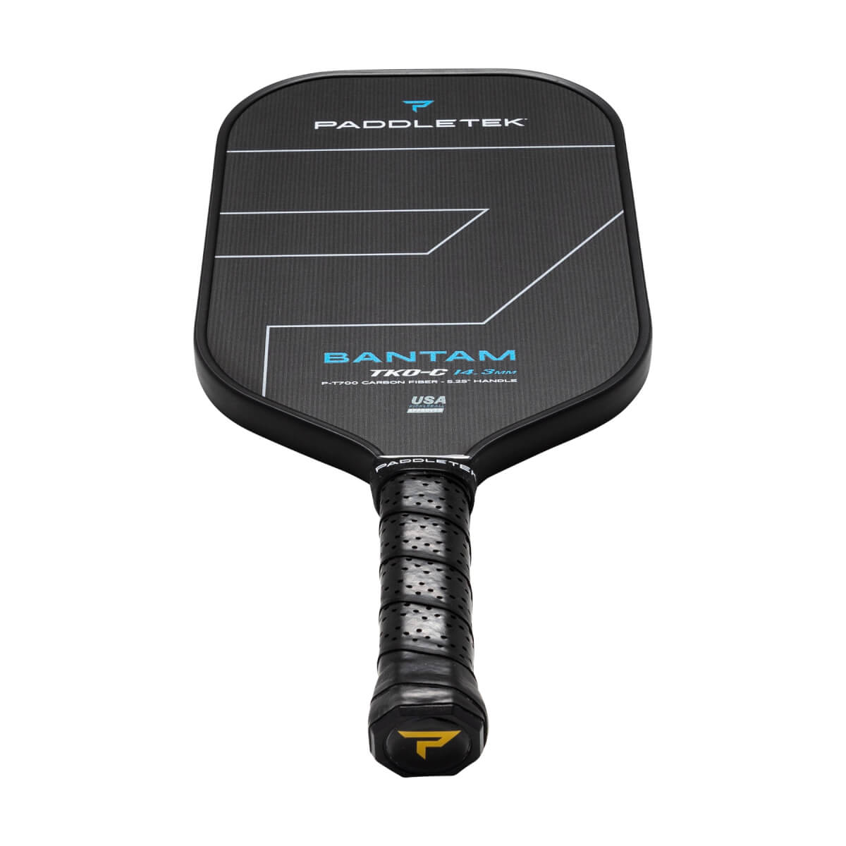 Paddletek Bantam TKO-C 14.3mm Carbon Fiber Pickleball Paddle: Image #442892