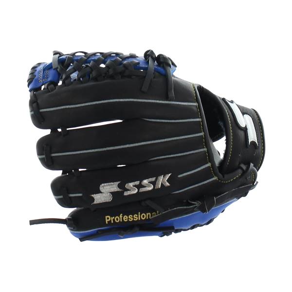 SSK Professional Edge Series #1.5 Baseball Glove: SUS12115BV Black/Blue: Image #306347