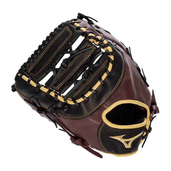 Mizuno MVP Prime 12.5'' First Base Mitt: GXF50B3BC Black/Cherry: Image #406984