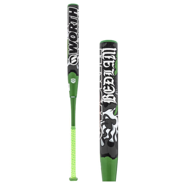 DISCONTINUED 2024 Worth Bedlam Phil Matte XL Endloaded USSSA Slow Pitch Softball Bat, 13.5 in Barrel, WSU413PMBL