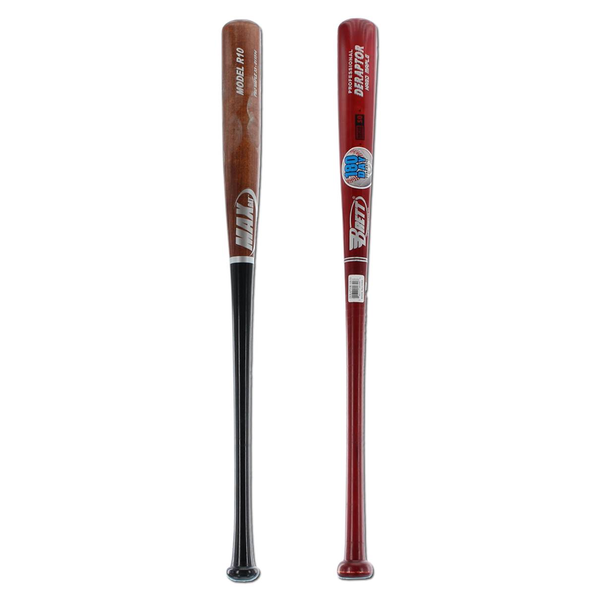 Practice Bat Pack 33 Inch Brett Bros DR110 Deraptor Maple and MaxBat