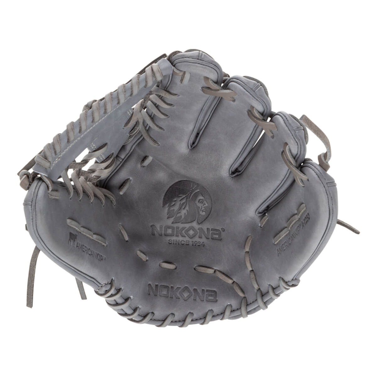 Nokona AmericanKIP 12.5" Baseball Glove: A-V1250MGG: Image #449241