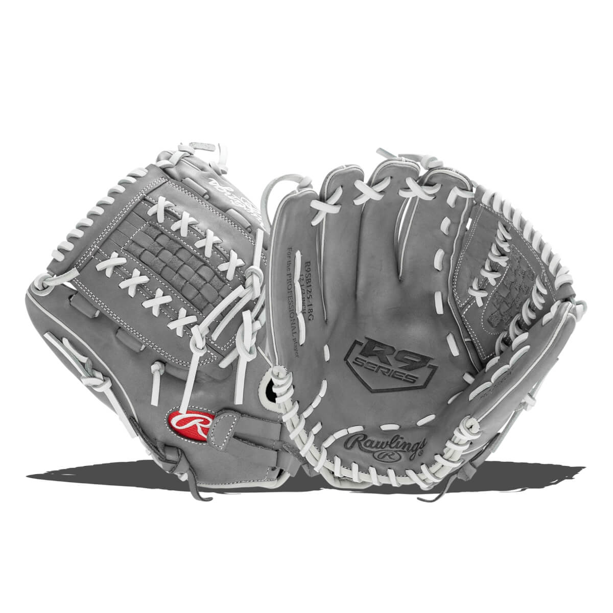 Rawlings R9 12.5" Fastpitch Softball Glove: R9SB125-18G: Image #434493