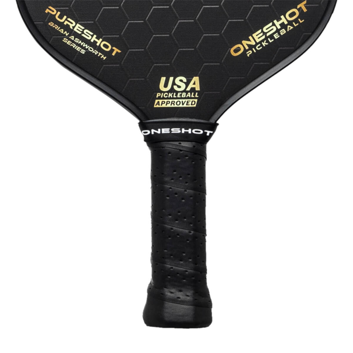 Oneshot Pureshot Middleweight Carbon Fiber Brian Ashworth Pickleball Paddle : Image #439684