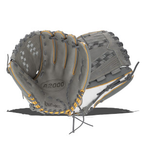Wilson A2000 Classic SuperSkin V125 12.5" Fall Collection Fastpitch Softball Glove: WBW102677125: Image #443943