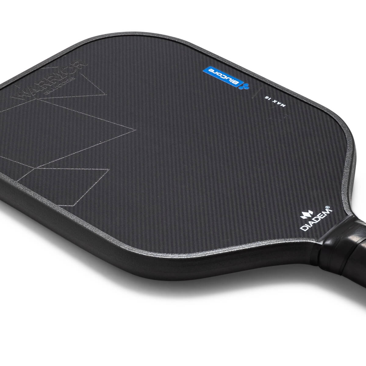 Diadem Warrior BluCore V3 Max Carbon + Kevlar® Pickleball Paddle: Image #457378