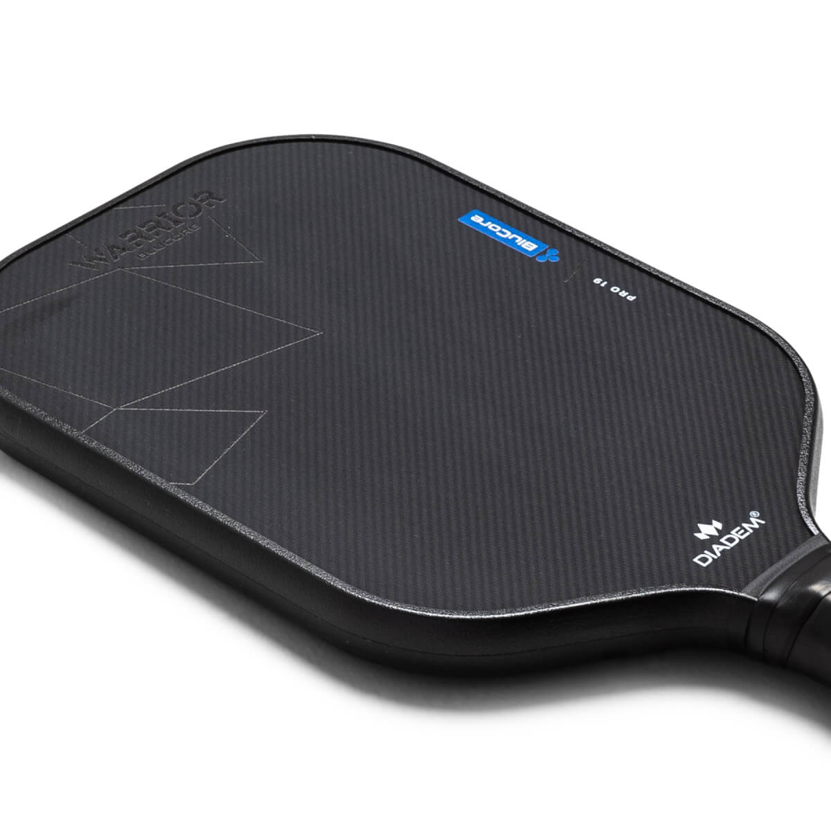 Diadem Warrior BluCore V3 Pro Carbon + Kevlar® Pickleball Paddle: Image #457340