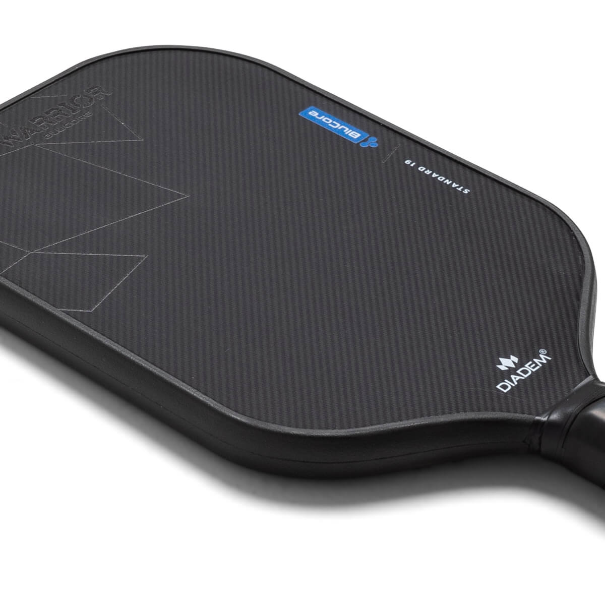 Diadem Warrior BluCore V3 Standard Carbon + Kevlar® Pickleball Paddle: Image #457813