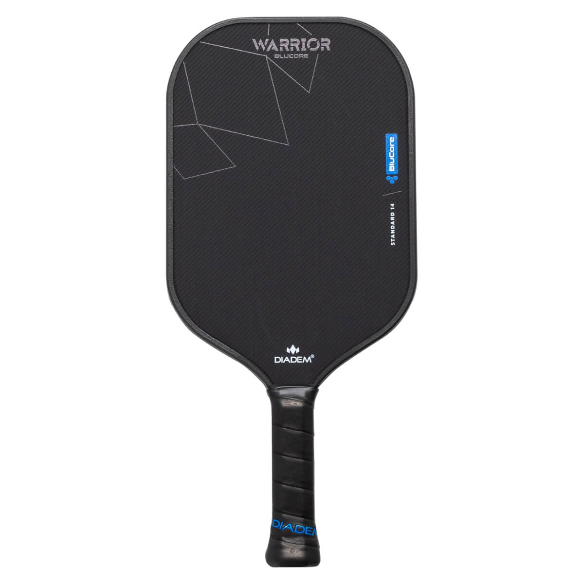 Diadem Warrior BluCore V3 Standard Carbon + Kevlar® Pickleball Paddle: Image #457409