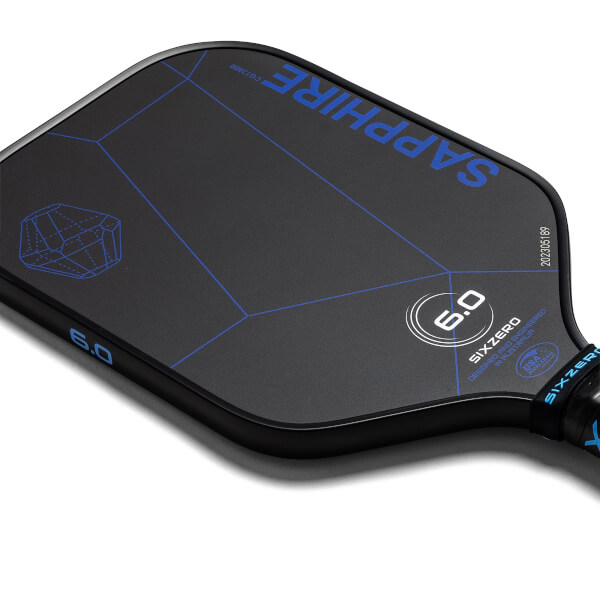 Six Zero Sapphire Carbon Fiber Pickleball Paddle: Image #438103