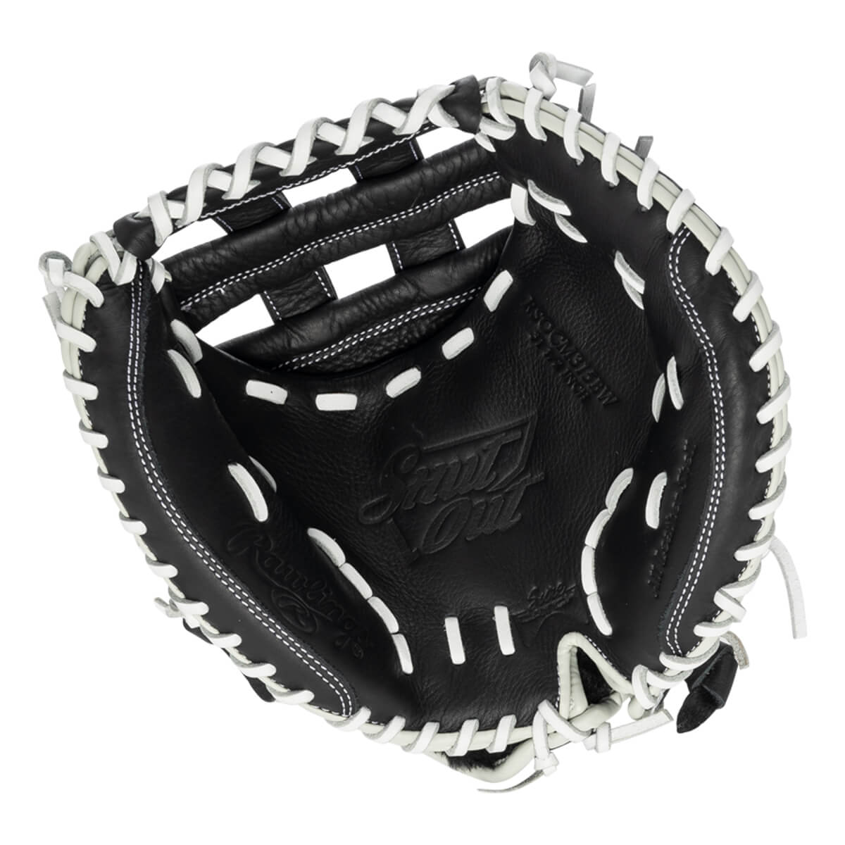 Rawlings Shut Out 31.5" Youth Fastpitch Softball Catcher's Mit: RSOCM315BW: Image #435073