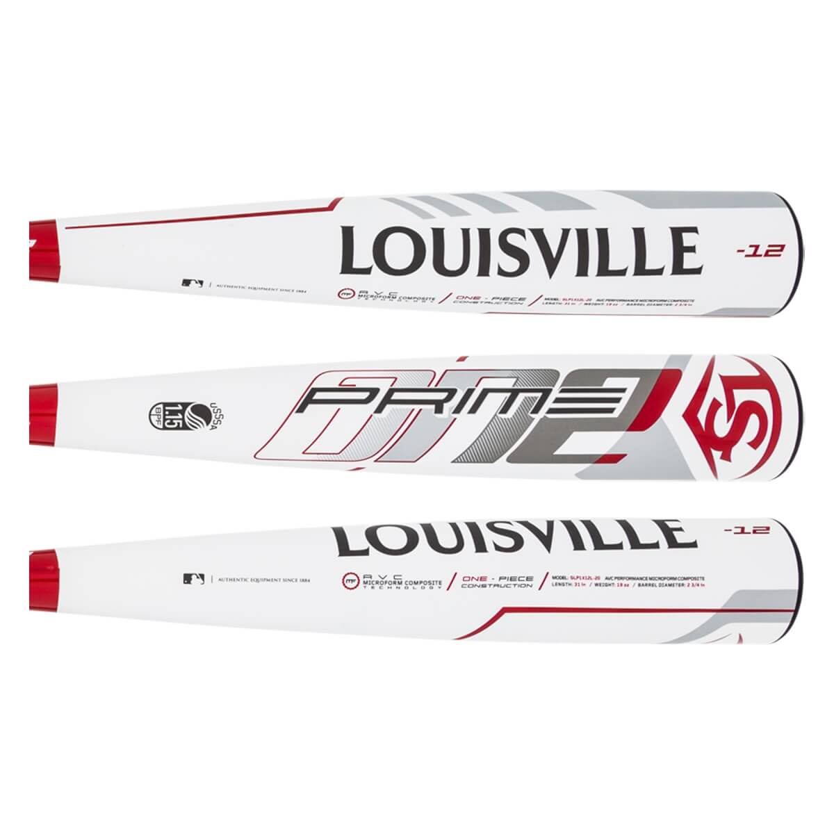 Louisville Slugger Prime ONE -12 USSSA Baseball Bat WTLSLP1X12S20