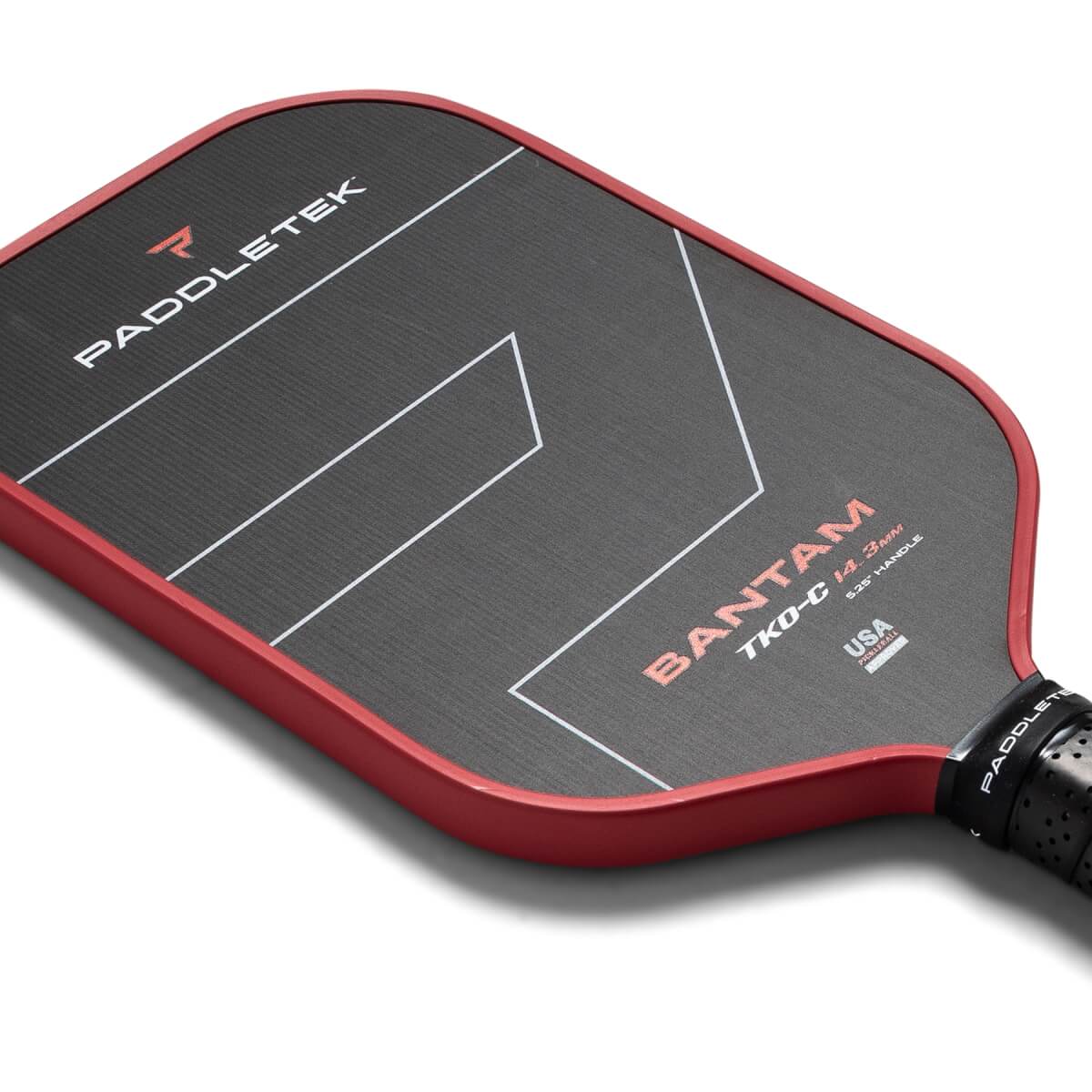Paddletek Bantam TKO-C 14.3mm Carbon Fiber Pickleball Paddle: Image #442913