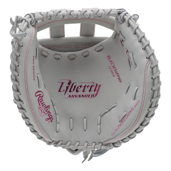 Rawlings Liberty Advanced Color Series 4.0 34" Fastpitch Softball Catcher's Mitt: RLACM34FPWP: Image #450957