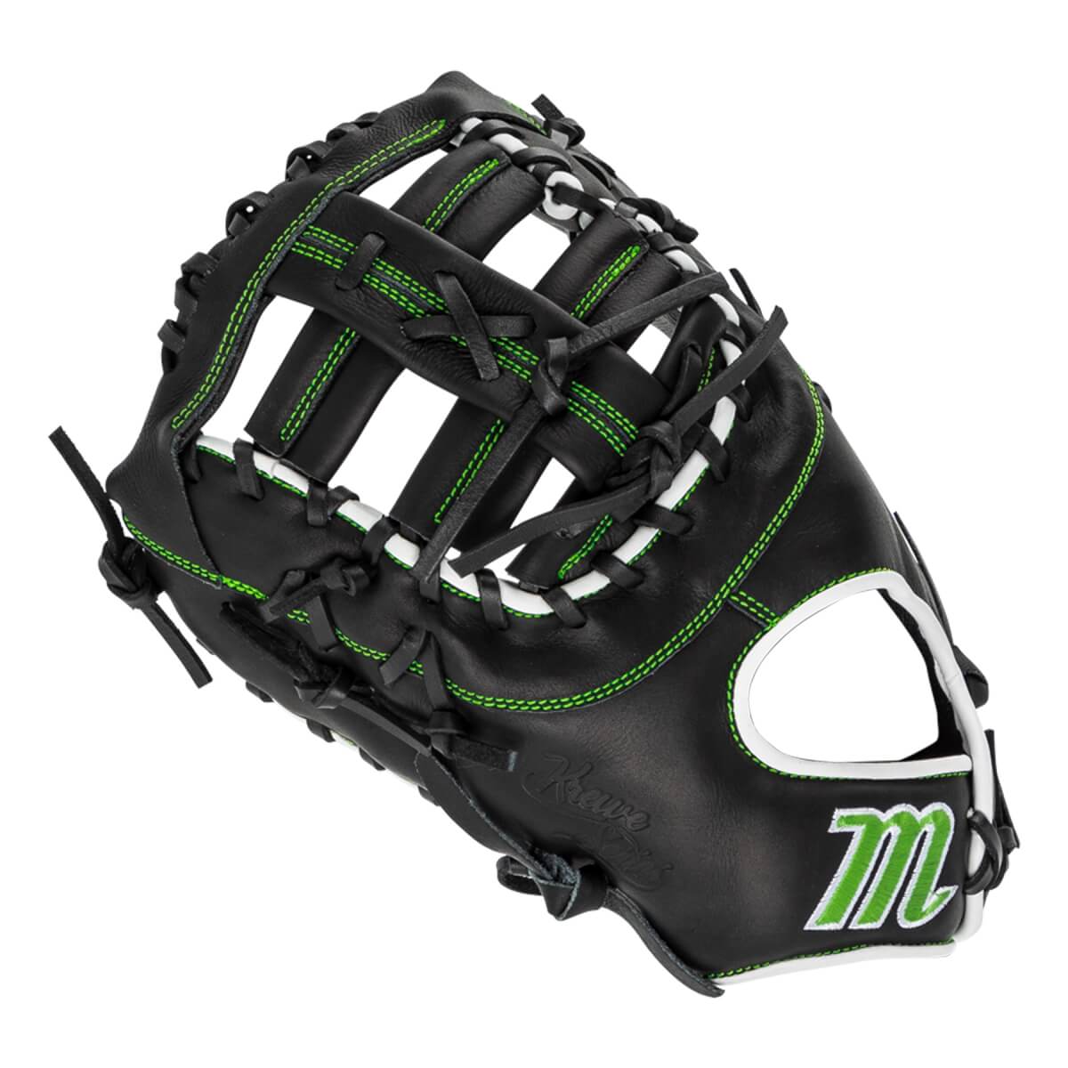 Marucci Krewe 12.5" Youth Baseball First Base Mitt: MFG3KR37S1-BK/NG: Image #446320