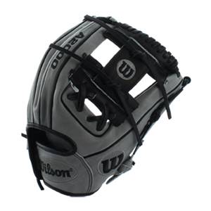 Wilson A2000 Limited Edition Baseball Glove: A2000BBDP15GM Grey/Black: Image #301350