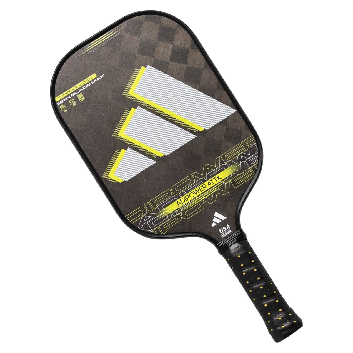 adidas ADIPOWER ATTK 3 Aluminized Carbon Pickleball Paddle: Image #443995