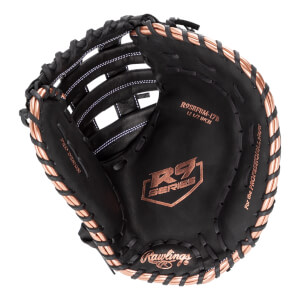 Rawlings R9 12.5" Fastpitch Softball First Base Mitt: RR9SBFBM-17B: Image #447111