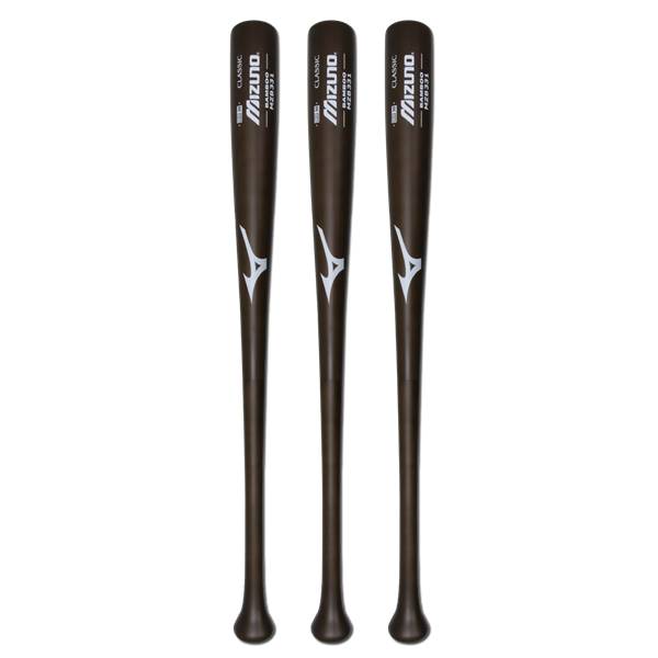 Bat Pack Mizuno Classic Bamboo Wood Baseball Bat MZB331 3Pack