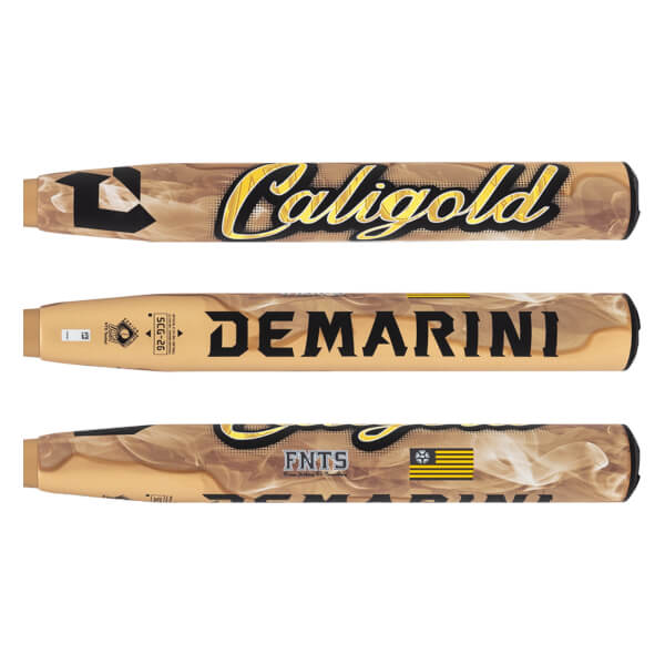Batte DeMarini Caligold Senior Slowpitch 2026 - 34 Pouces, 25,5 Oz - Carbone Noir - NEUVE Sous Emballage