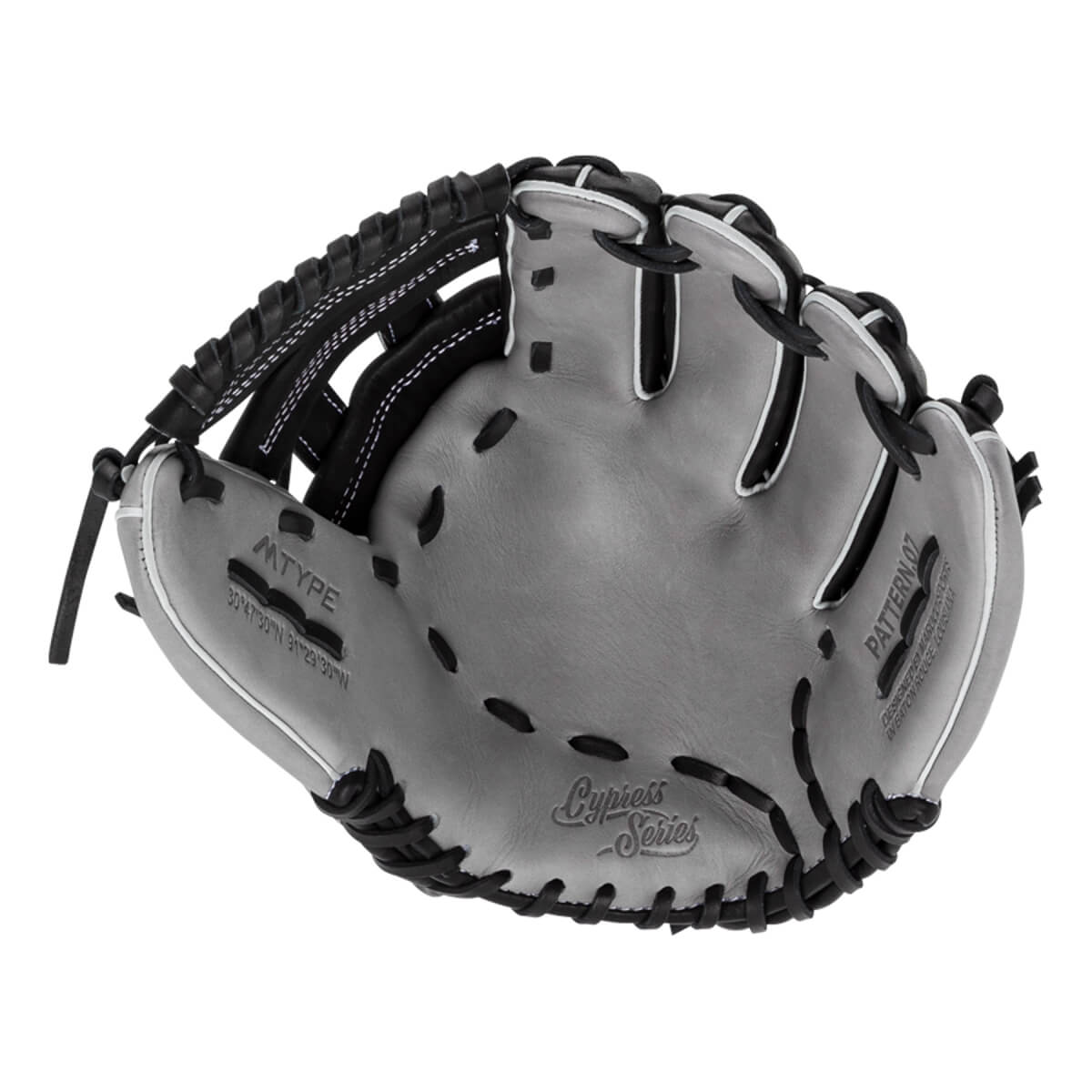 Marucci Cypress 12.75" Baseball Glove: MFG3CY78R3-BK/GY: Image #445067