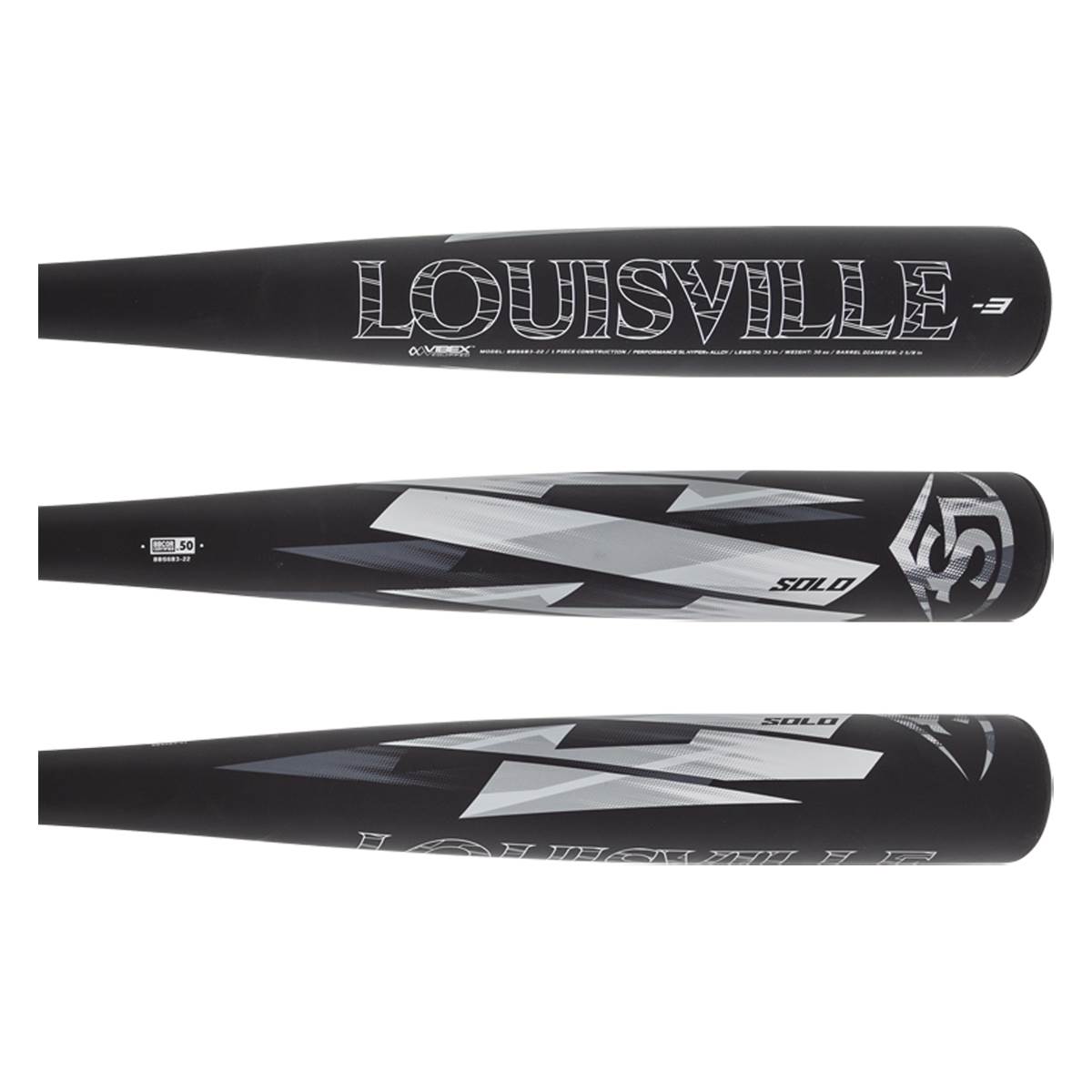 Louisville Slugger Solo BBCOR Baseball Bat: WTLBBS622B3: Image #409158