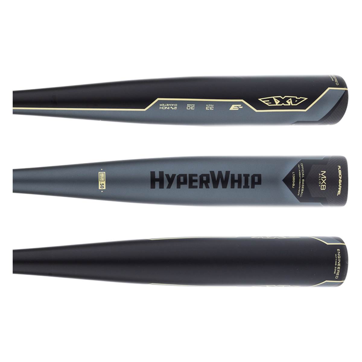 Axe HyperWhip Fusion Power Handle BBCOR Baseball Bat (L138G