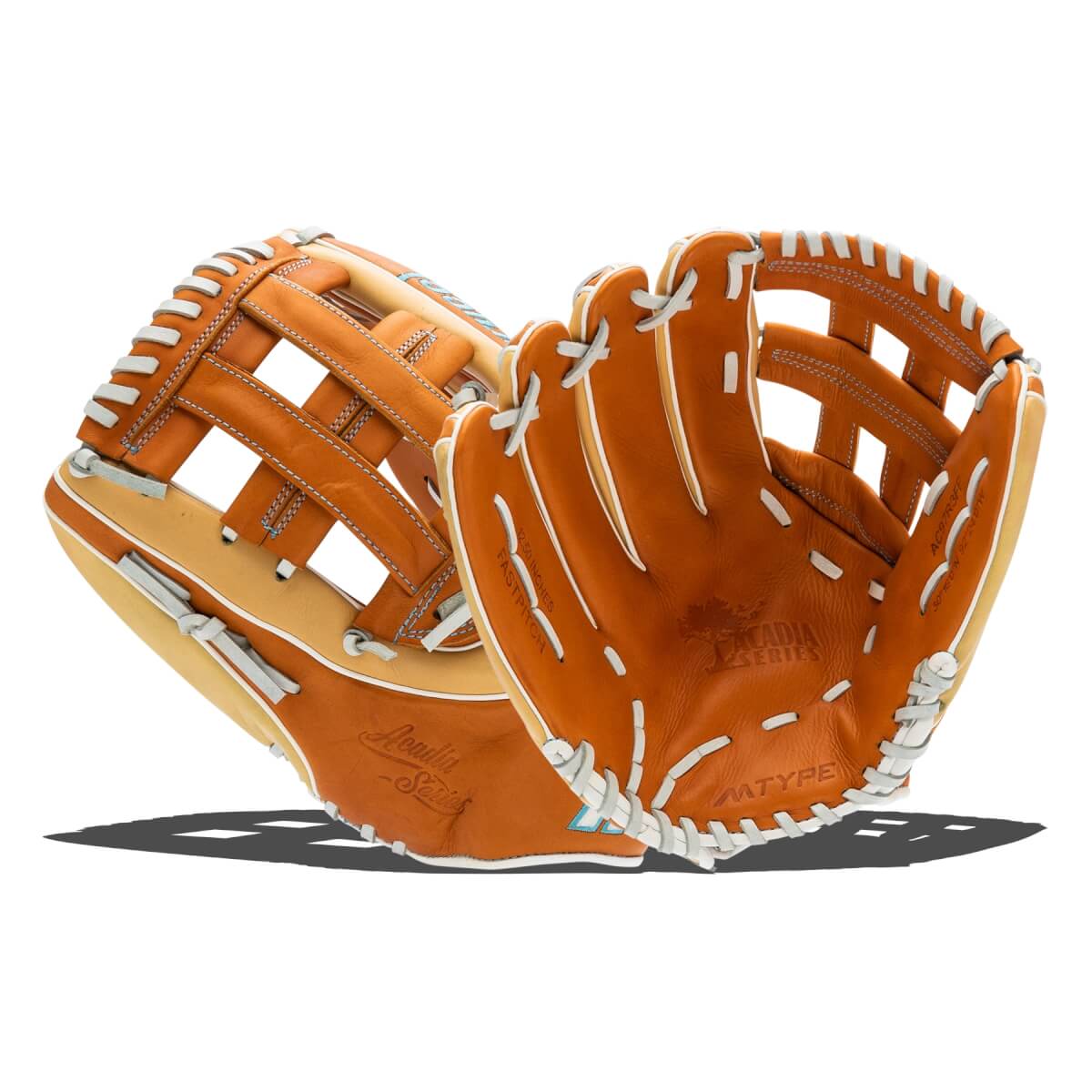2025年のクリスマスの特別な衣装 Mタイプ Acadia Series 硬式グローブ イエロー（Fastpitch グローブ