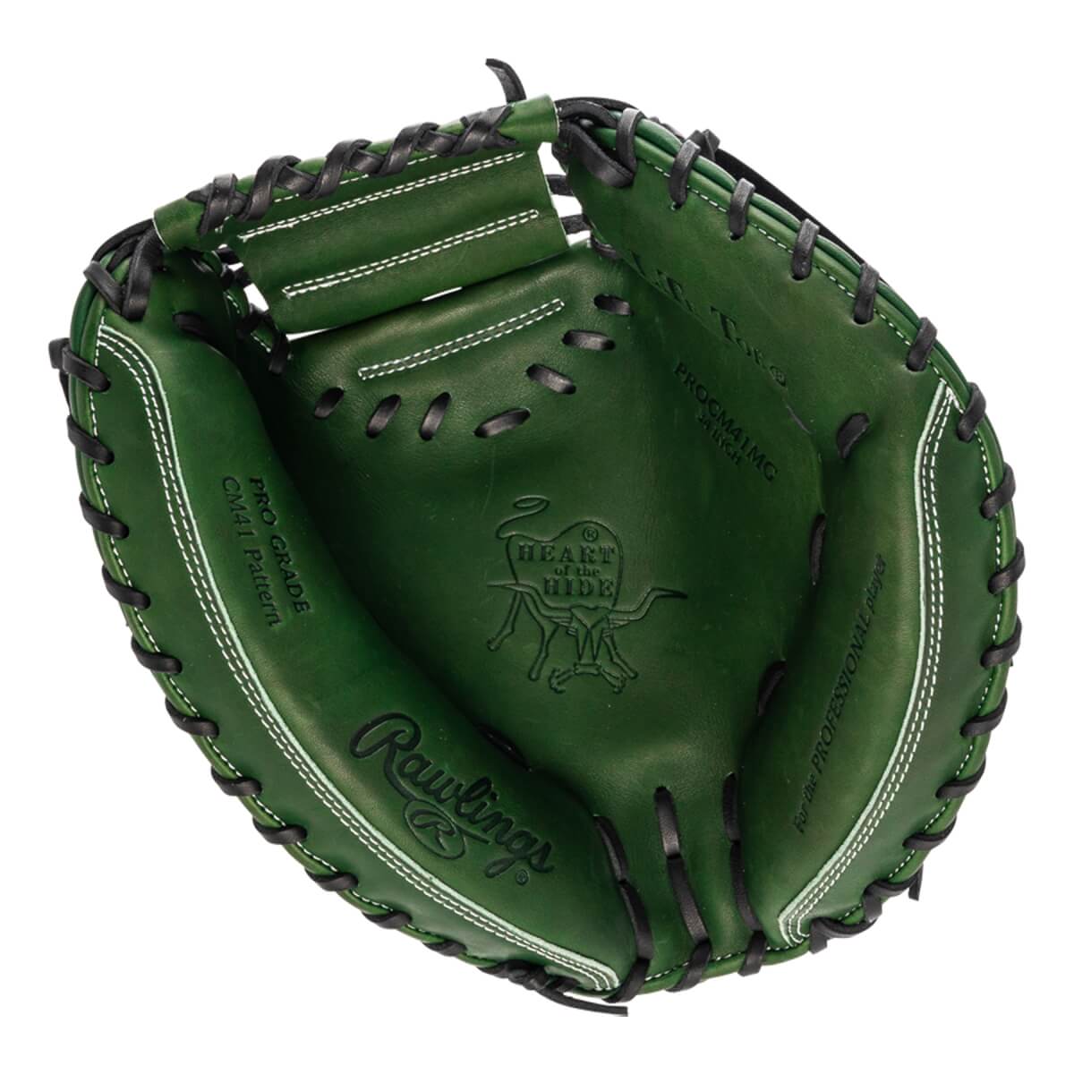 Rawlings Heart of the Hide Military Green 34" Baseball Catcher's Mitt: PROCM41MG: Image #437768