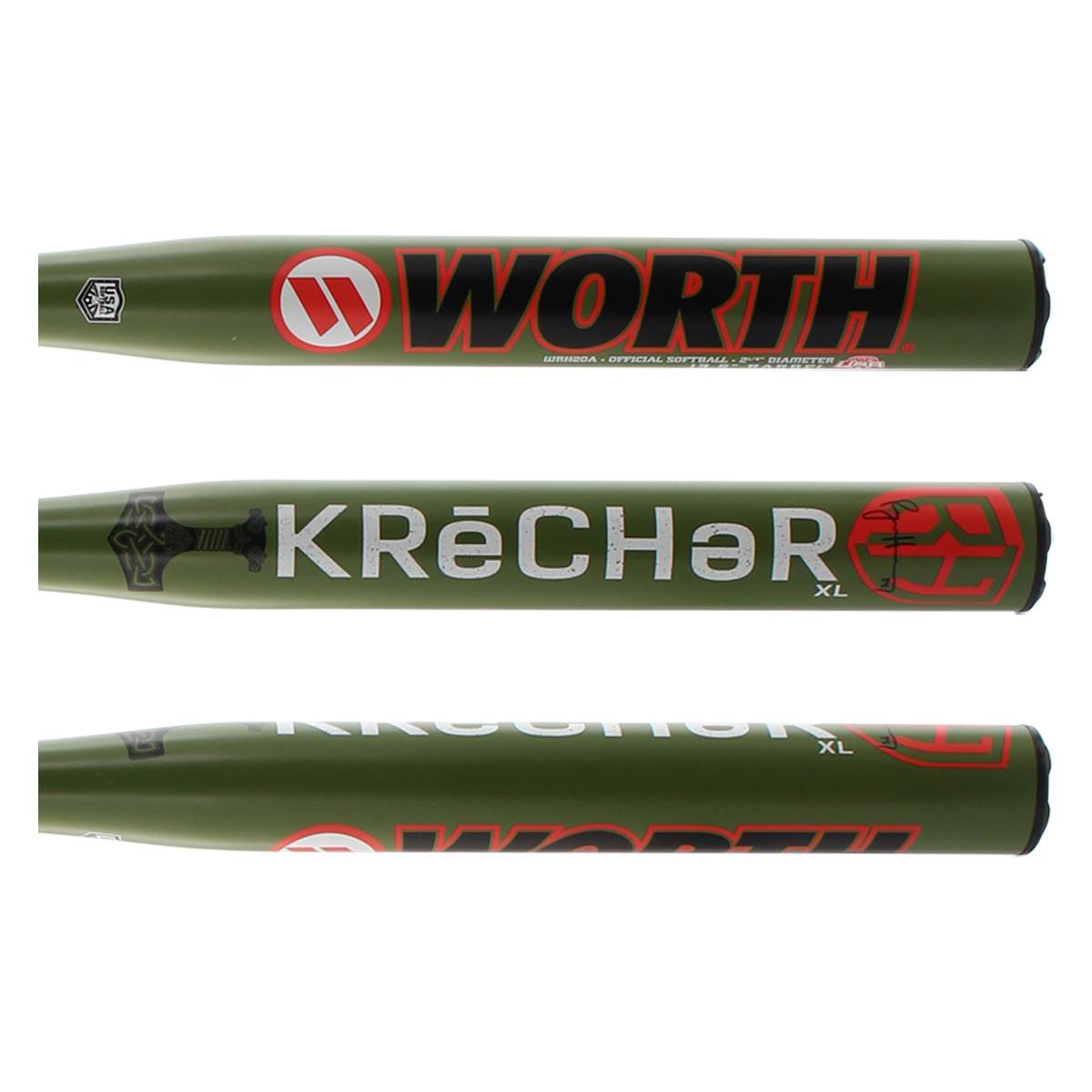 worth krecher softball bat